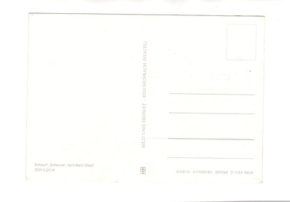 Ansichtskarte Gera / Straßenkarte