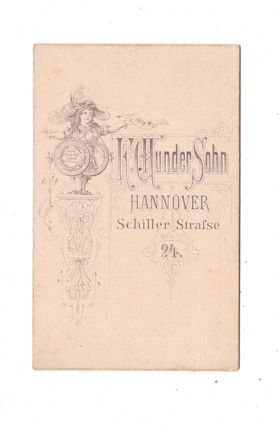 Fotografie Damenportrait - Hannover 1870er