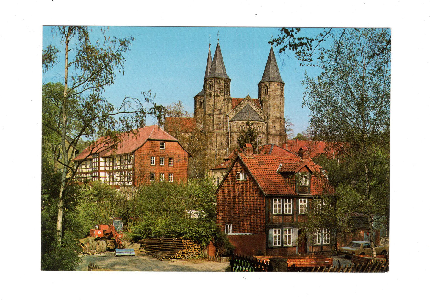 Ansichtskarte Hildesheim / Blick auf St. Godehard