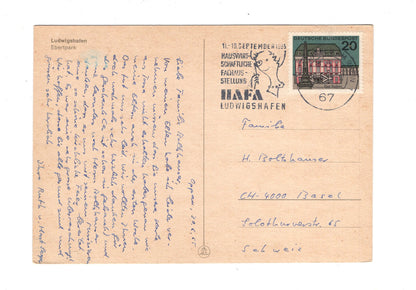 Ansichtskarte Ludwigshafen am Rhein / Ebertpark / H1-59