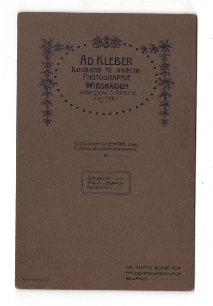 Fotografie Schönes Familienbild - Wiesbaden um 1910