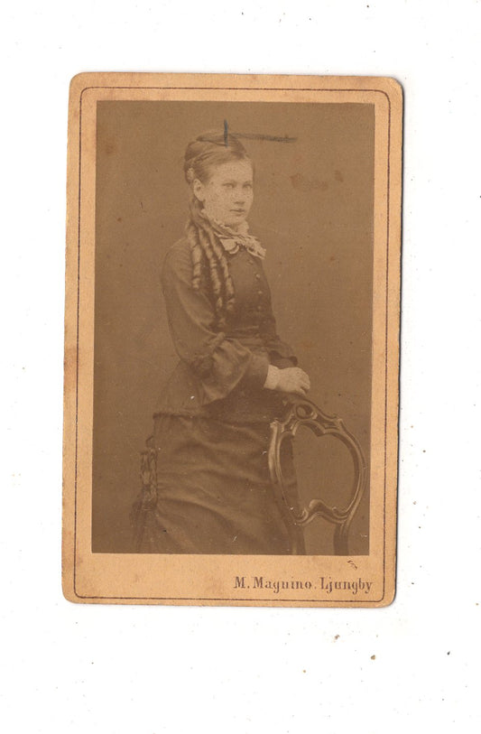Fotografie Feine Dame - Ljungby 1870er