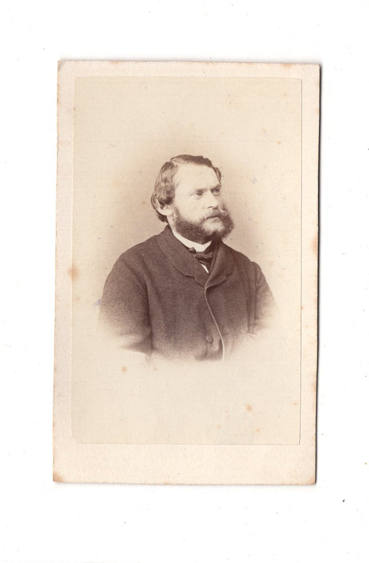 Fotografie Herrenportrait - Seidenberg / Zawidow um 1860 / CDV C1-26