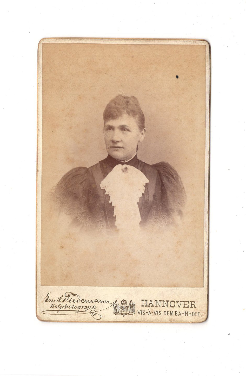 Fotografie Damenportrait - Hannover 1890er / CDV C1-08