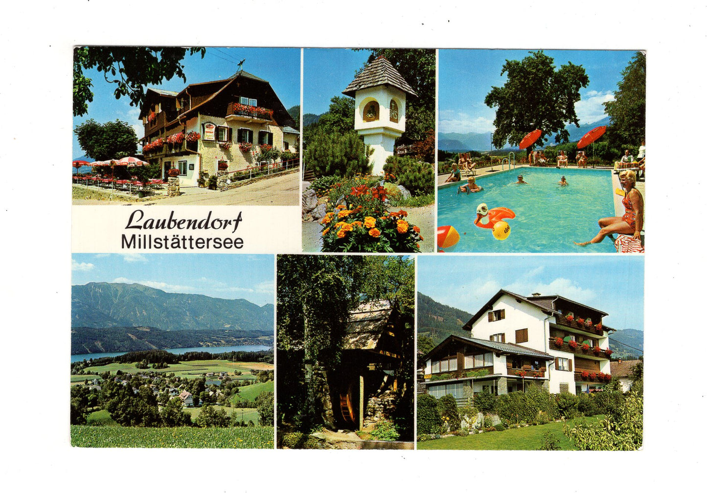 Ansichtskarte Pension Lagger / Millstatt / Kärnten / Österreich