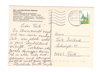 Ansichtskarte Kur- und Sporthotel Albblick / Waldachtal-Salzstetten