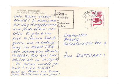 Ansichtskarte Hannover-Herrenhausen / Barockgarten / G1-62