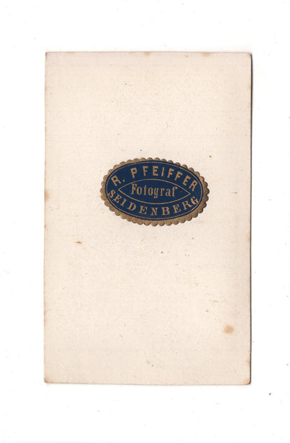 Fotografie Herrenportrait - Seidenberg / Zawidow um 1860 / CDV C1-26