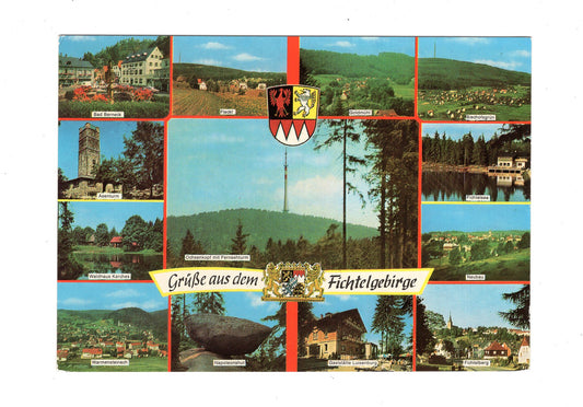 Ansichtskarte Grüße aus dem Fichtelgebirge