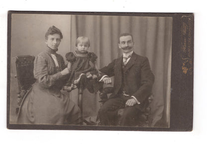 Fotografie Schönes Familienbild - Elberfeld 1900er