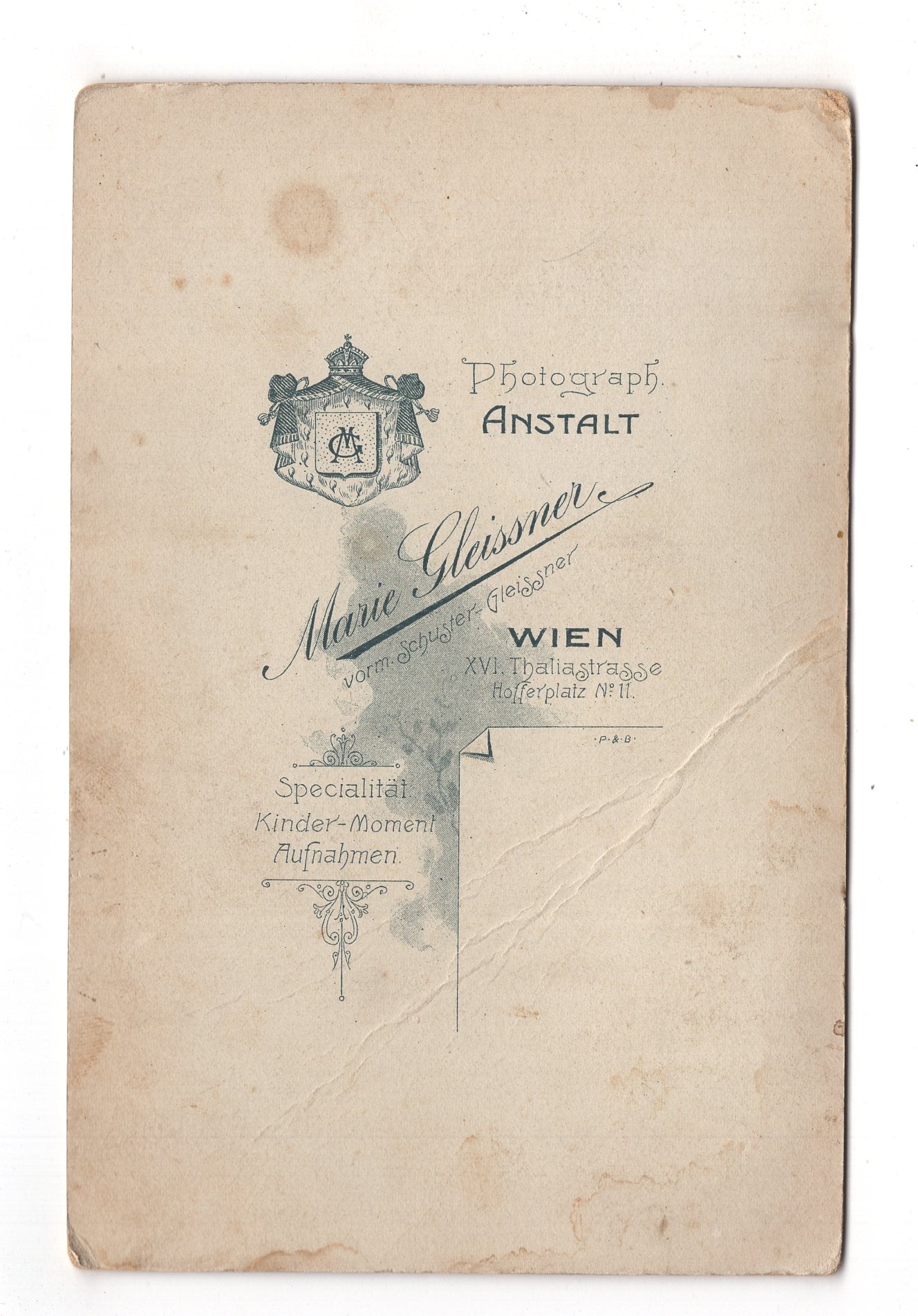 Fotografie Feiner Junge - Wien 1900er / CAB U-28