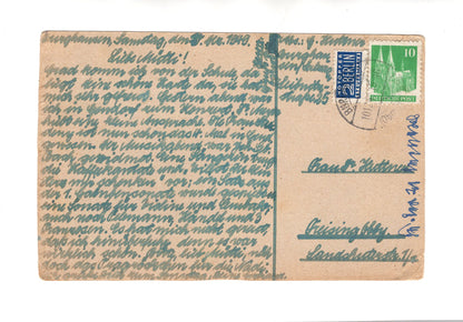 Ansichtskarte Bergheimat im Schnee