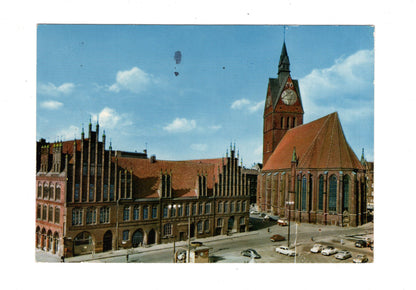 Ansichtskarte Hannover / Altes Rathaus und Marktkirche / G1-62