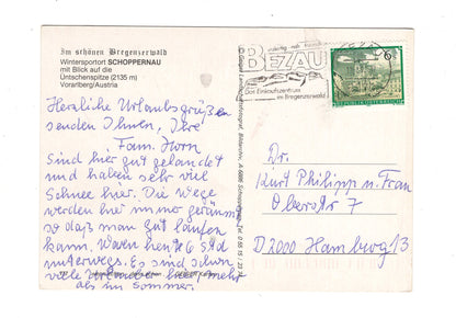 Ansichtskarte Schoppernau / Vorarlberg / Österreich