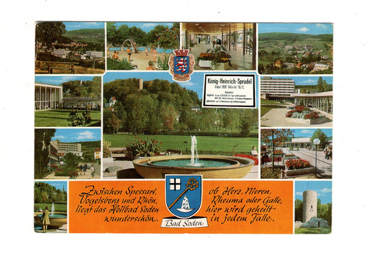 Ansichtskarte Bad Soden-Salmünster / König-Heinrich-Sprudel +++