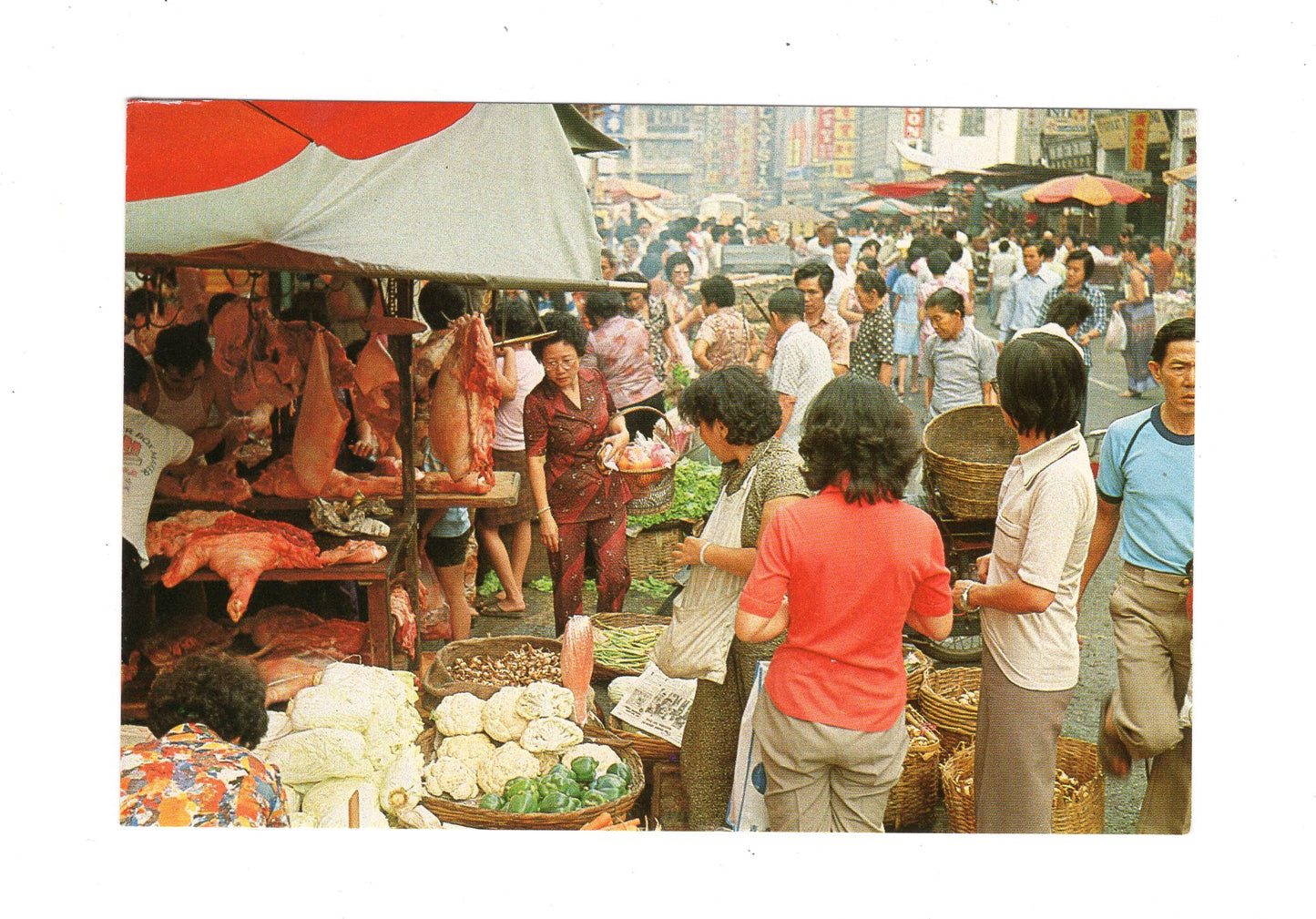 Ansichtskarte Market in Kowloon / Hong Kong / China