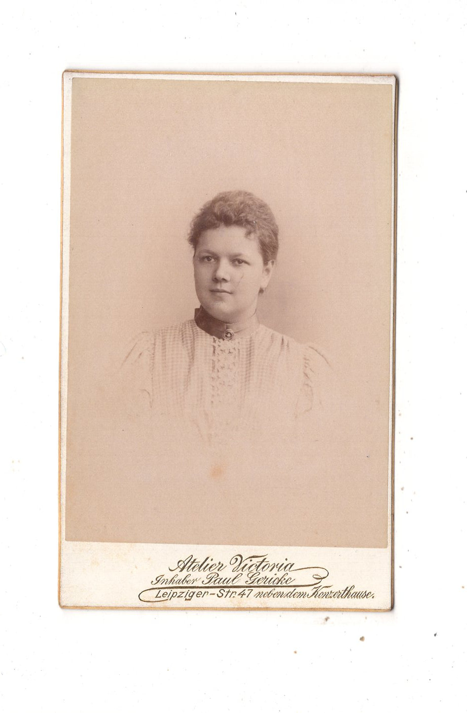 Fotografie Damenportrait - Berlin 1890er