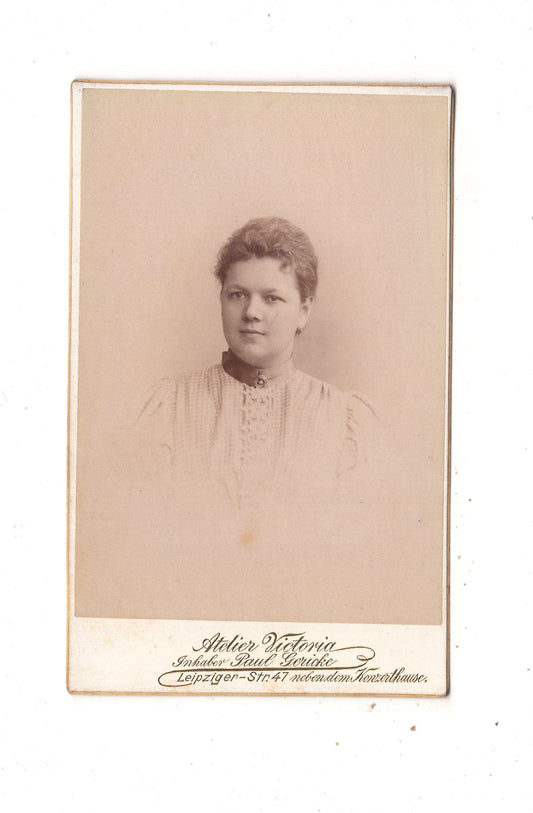 Fotografie Damenportrait - Berlin 1890er