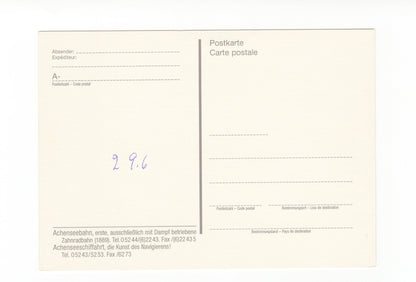 Ansichtskarte Achenseebahn / Achenseeschifffahrt / Tirol / Österreich