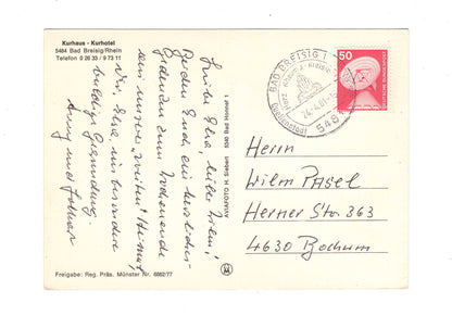 Ansichtskarte Bad Breisig am Rhein / Kurhaus - Kurhotel