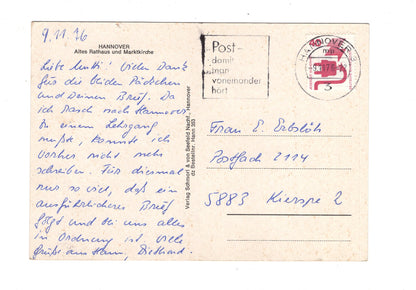 Ansichtskarte Hannover / Altes Rathaus und Marktkirche / G1-62