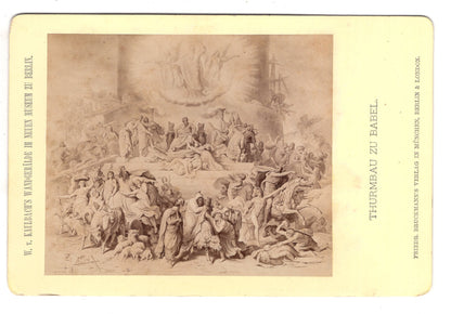 Fotografie / Kunst W. v. Kaulbach - Turmbau zu Babel