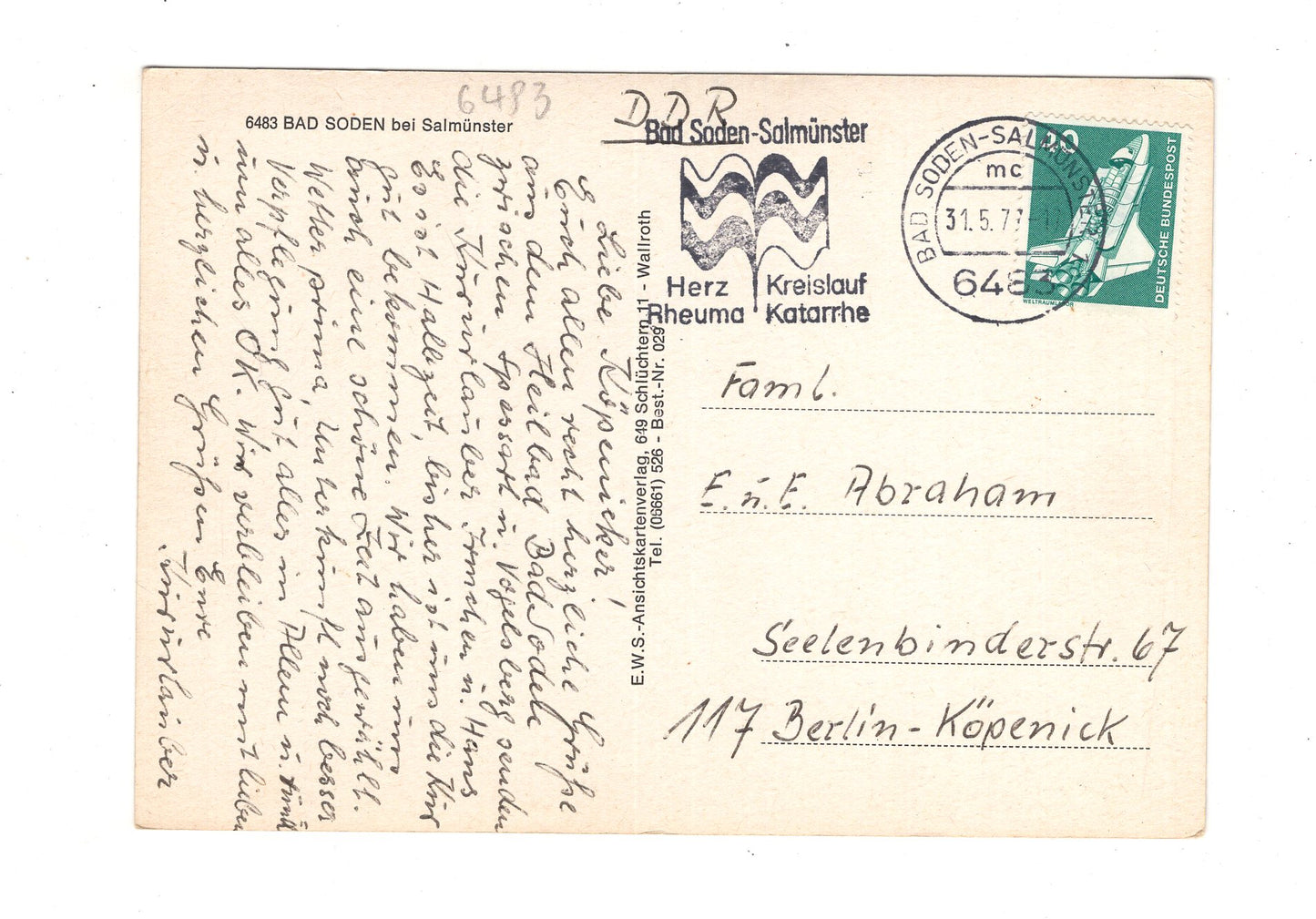 Ansichtskarte Bad Soden-Salmünster / König-Heinrich-Sprudel +++