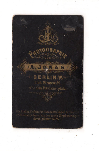 Fotografie Feine Dame - Berlin um 1880