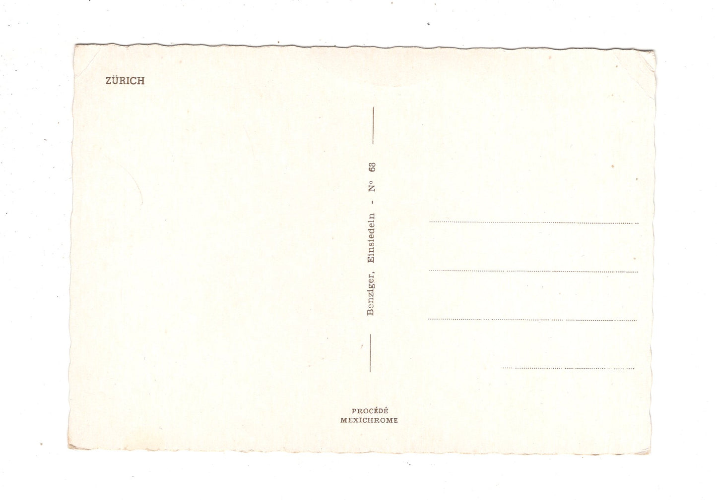 Ansichtskarte Zürich / Schweiz