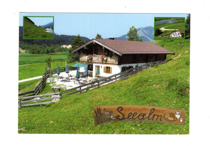 Ansichtskarte Gastwirtschaft Seealm / Leogang / Österreich