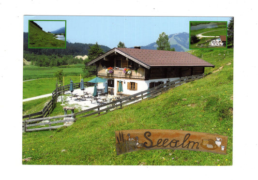 Ansichtskarte Gastwirtschaft Seealm / Leogang / Österreich