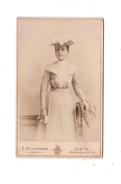 Fotografie Feine Dame - Ulm an der Donau 1890er