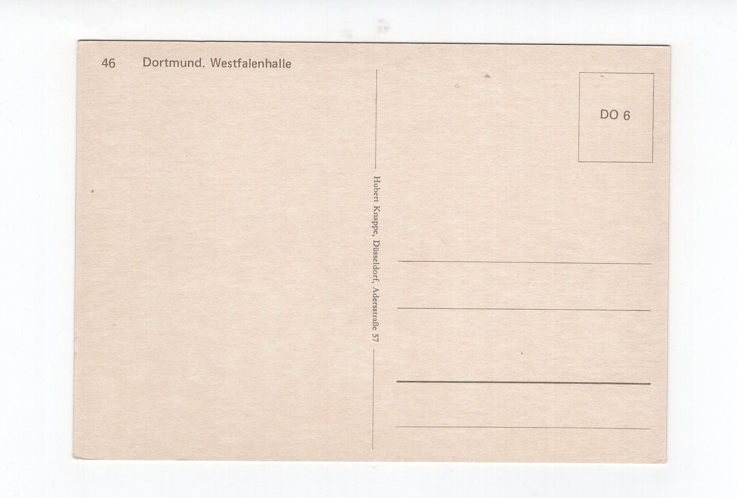 Ansichtskarte Dortmund / Westfalenhalle