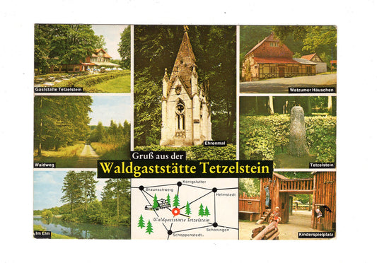Ansichtskarte Waldgaststätte Tetzelstein / Königslutter / H1-59
