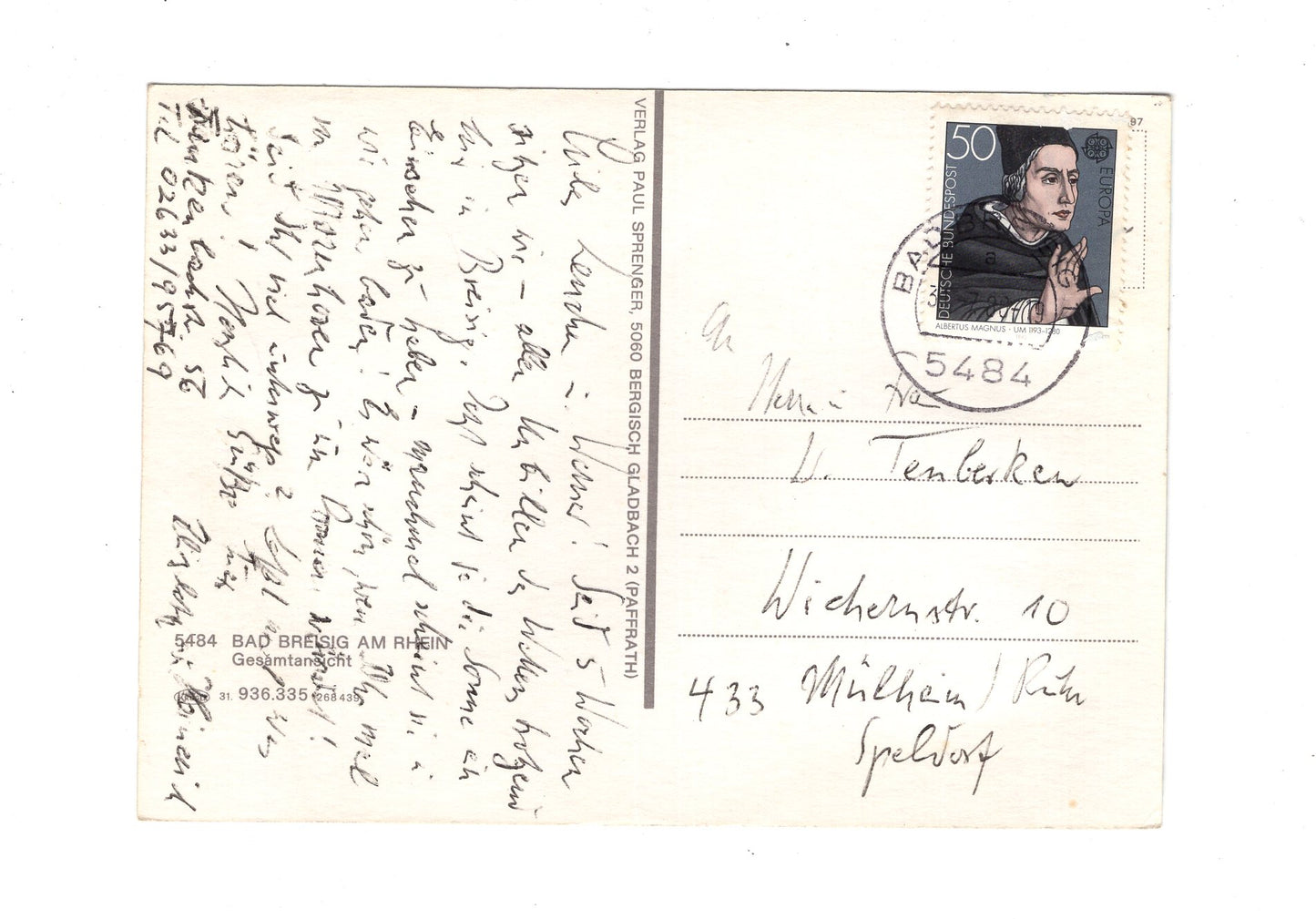 Ansichtskarte Bad Breisig am Rhein