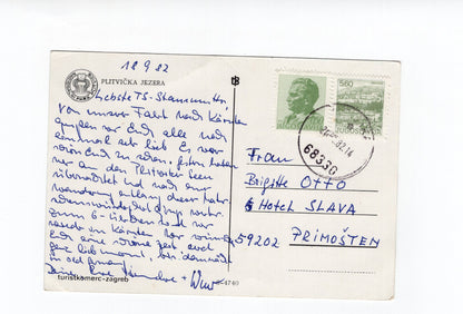 Ansichtskarte Plitvicka Jezera / Kroatien