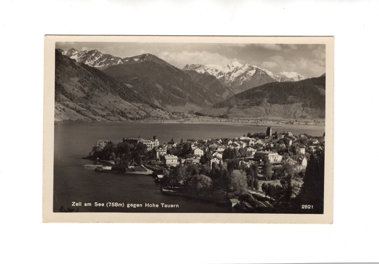 Ansichtskarte Zell am See gegen Hohe Tauern / Österreich