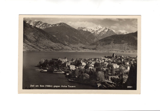 Ansichtskarte Zell am See gegen Hohe Tauern / Österreich