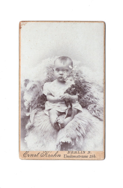 Fotografie Schönes Kinderbild / Baby - Berlin 1890er