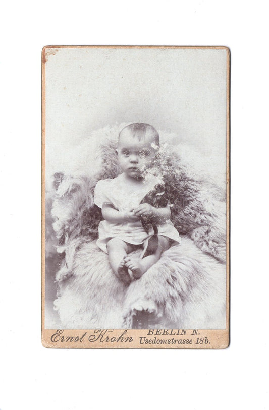 Fotografie Schönes Kinderbild / Baby - Berlin 1890er