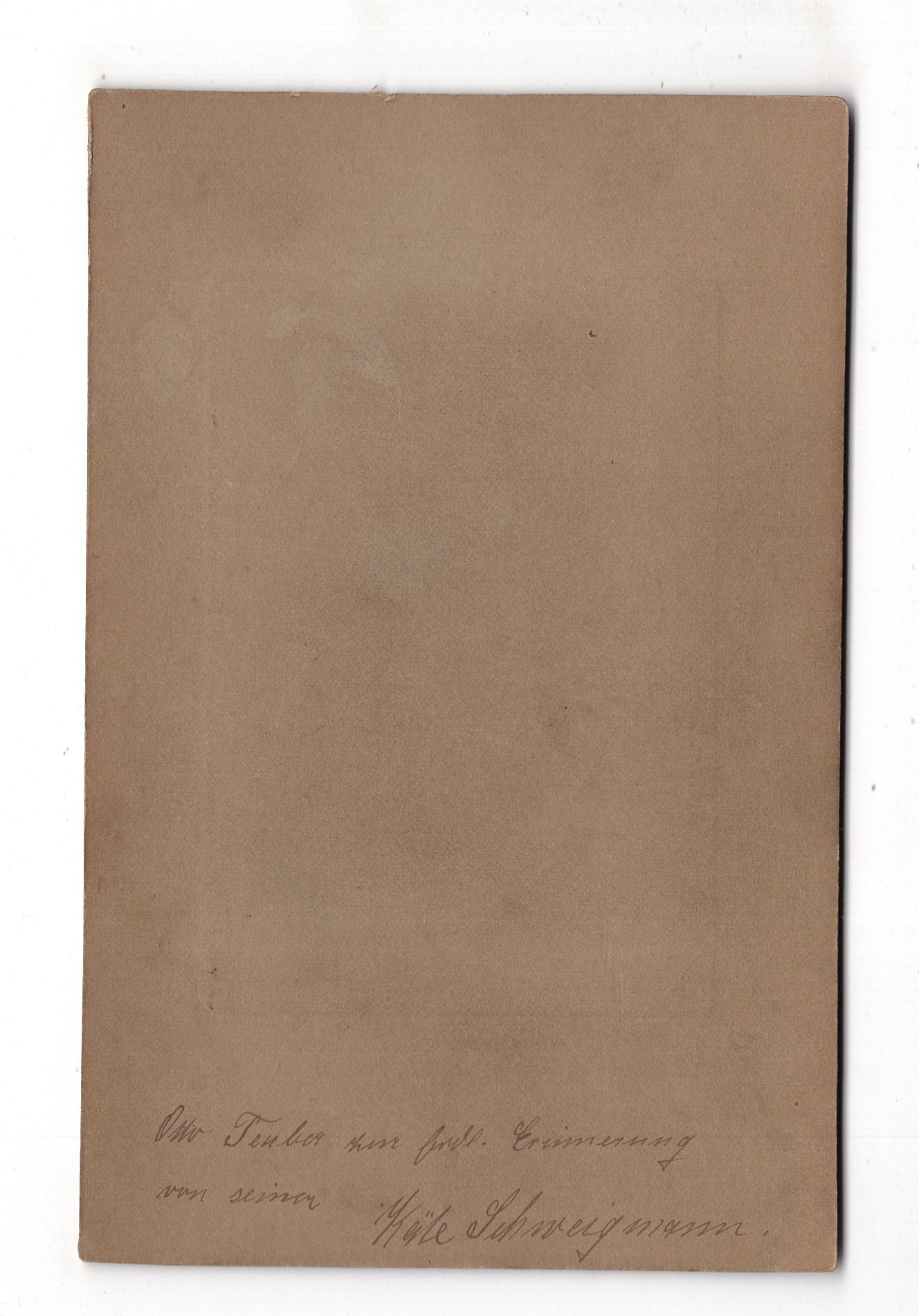 Fotografie Feines junges Mädchen mit Widmung - Osnabrück 1910er / CAB U-28