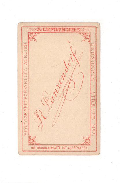 Fotografie Herrenportrait - Altenburg 1860er / CDV C1-26