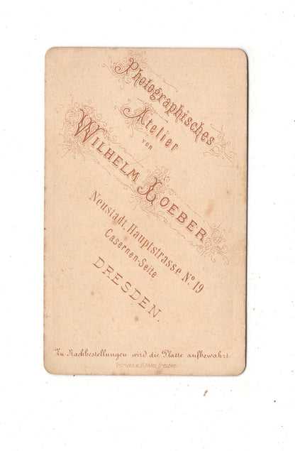 Fotografie Niedliche kleine Kinder - Dresden 1870er / CDV M1-11