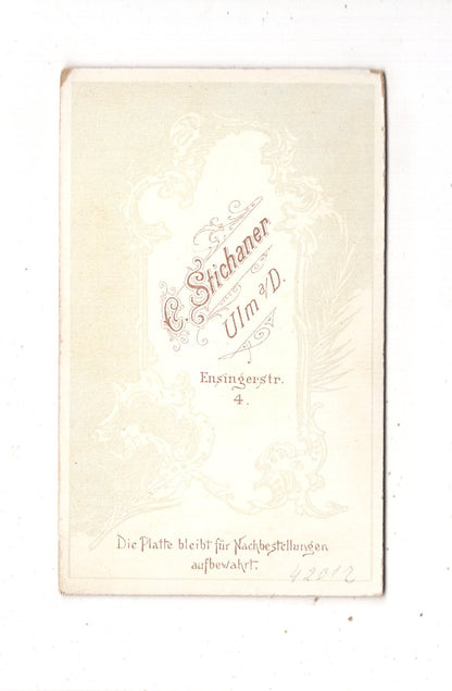 Fotografie Feine Dame - Ulm an der Donau 1890er