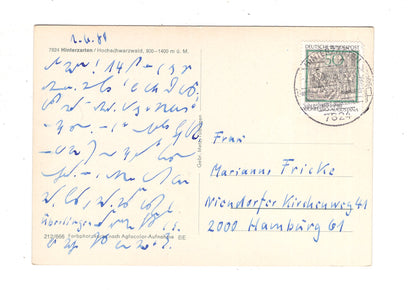 Ansichtskarte Hinterzarten / Hochschwarzwald / J1-70