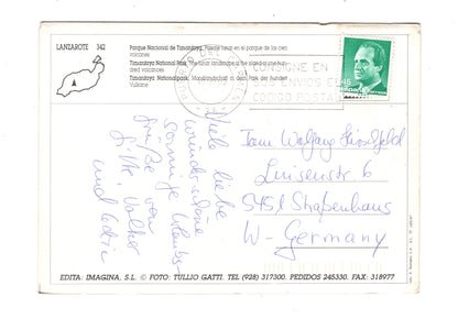 Ansichtskarte Isla de Lanzarote / Spanien