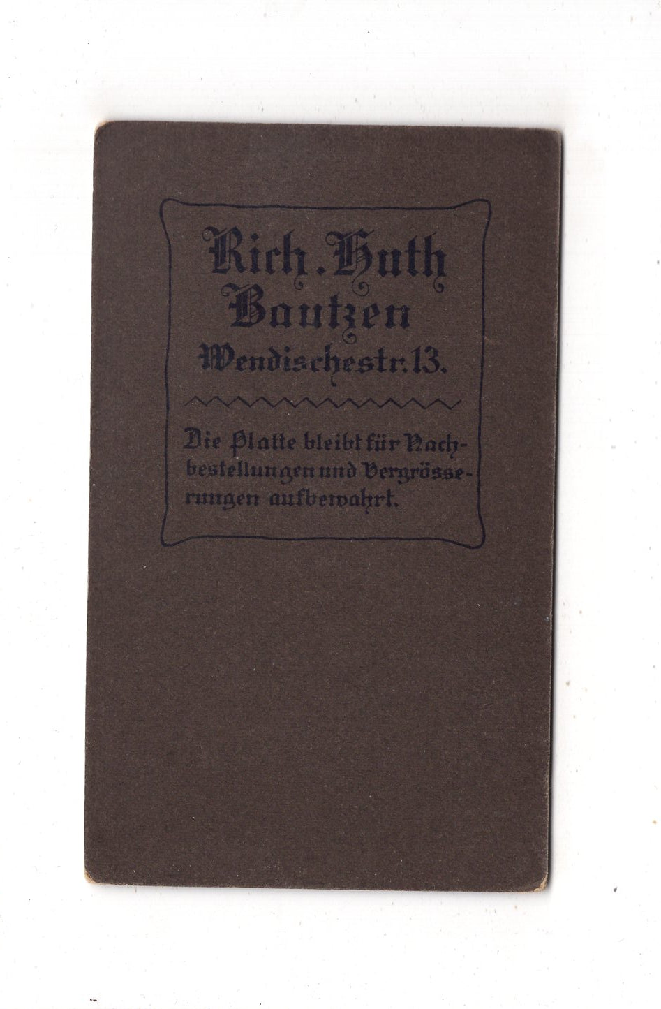 Fotografie Feine Dame - Bautzen um 1910 / CDV L1-29