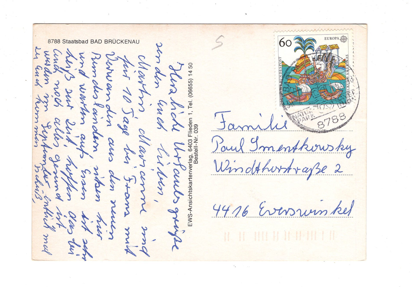 Ansichtskarte Bad Brückenau  / Kurpark  / I1-57