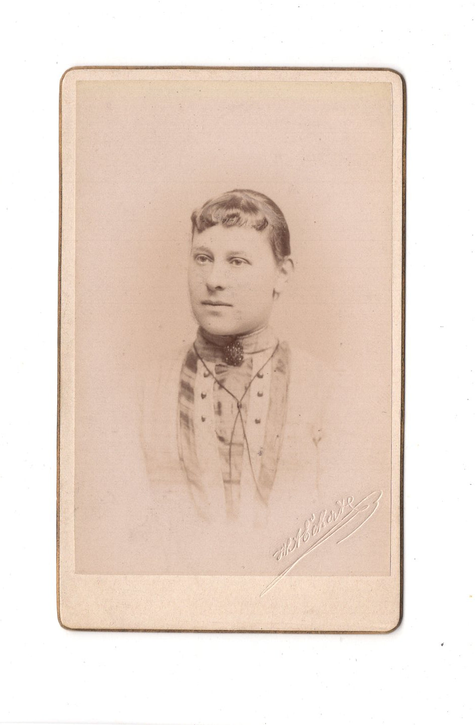 Fotografie Damenportrait - Prag 1890er / CDV C1-08