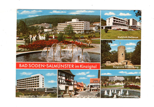 Ansichtskarte Bad Soden-Salmünster / Kurklinik Bellevue +++